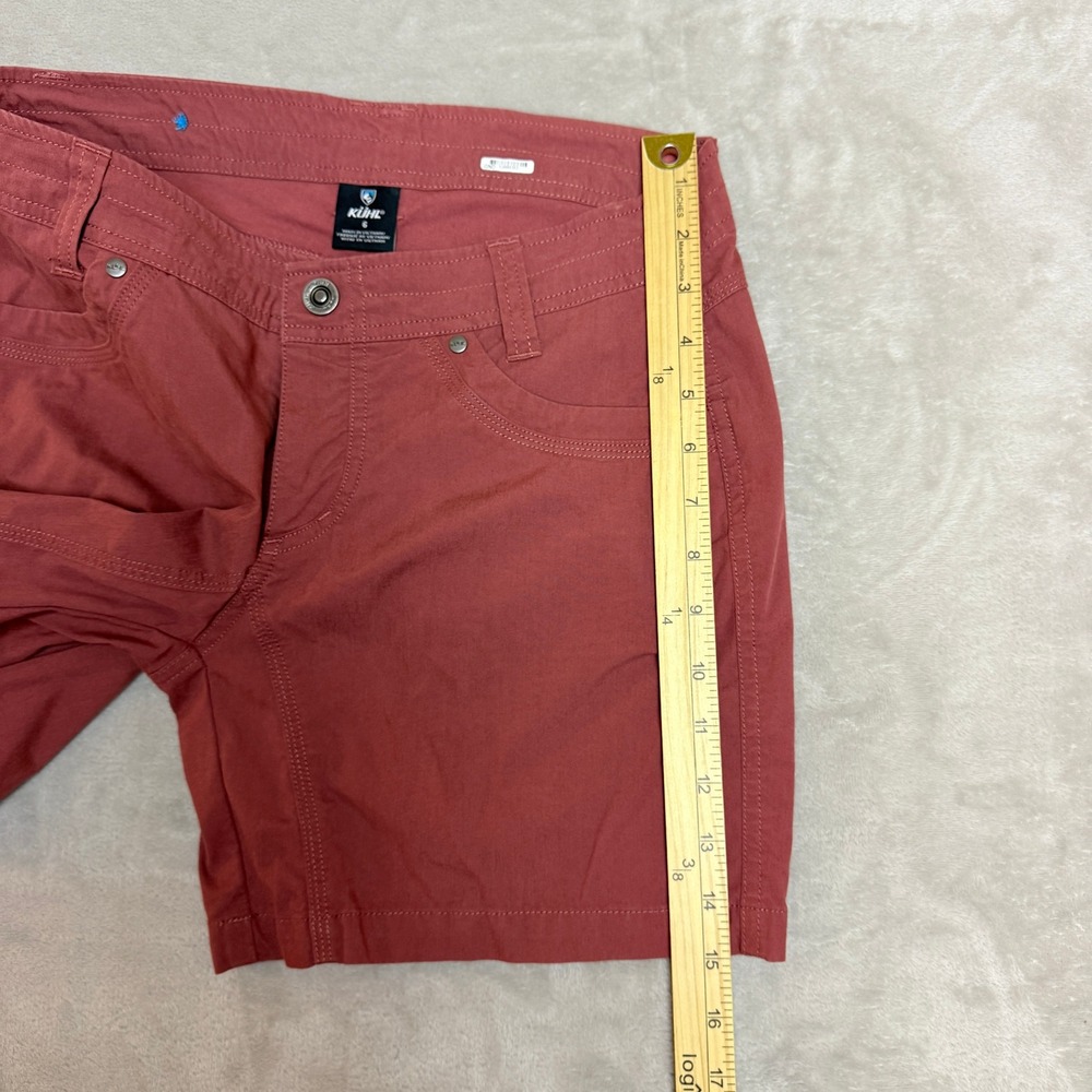KUHL Splash Short Women 6 Red Clay Stretch Hiking Outdoors Gorpcore Casual EUC - Picture 14 of 15